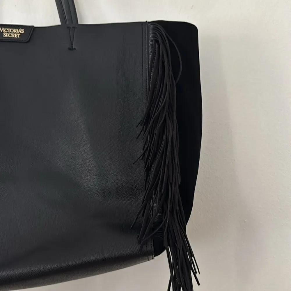 Victorias Secret Tote Bag Faux Leather EUC